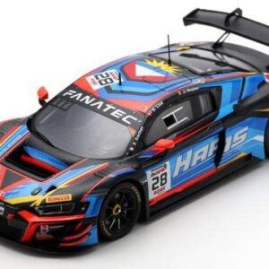 Modellino auto scala 1:43 Spark  AUDI R8 GT3 24H SPA 2024 GACHET-HEYLEN-LIND racing modellismo