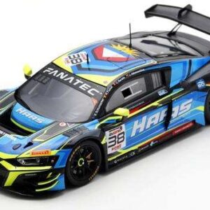 Modellino auto scala 1:43 Spark AUDI R8 GT3 24H SPA 2024 racing modellismo