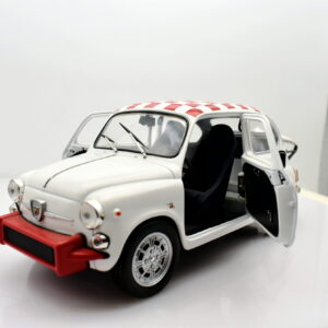 Modellino auto scala 1:18 FIAT 600 ABARTH 850 TC diecast modellismo da collezione