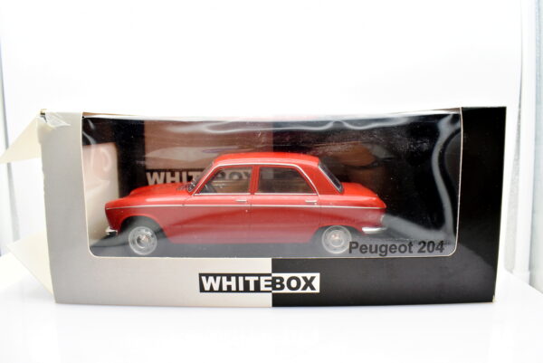 Modellino auto scala 1:24 peugeot 204 diecast modellismo da collezione - immagine 2