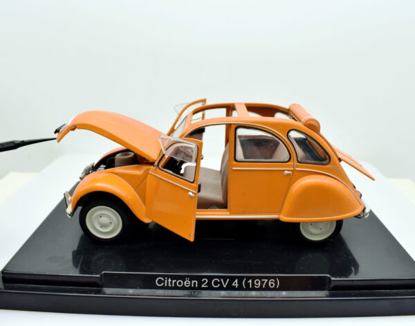 modellini auto scala 1:24 Citroen 2 CV 4 quattroruote collection modellismo car - immagine 2