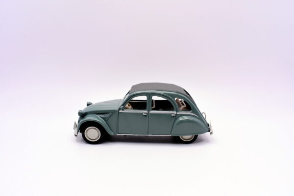 Modellino auto scala 1:43 Citroen 2CV modellismo statico da collezione diecast - immagine 2
