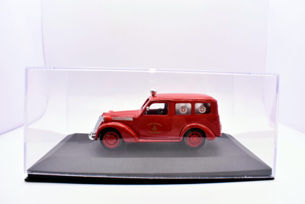 Modellino auto scala 1:43 Fiat 1100E Furgone Versione vigli del fuoco Brumm diecast modellismo statico - immagine 5