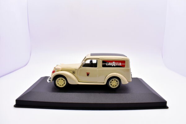 modellino auto Fiat 1100 furgone LAVAZZA veicoli pubblicitari epoca 1:43 brumm - immagine 2