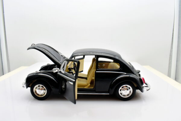 Modellino auto scala 1:24 Volkswagen Maggiolino kafer beetle diecast modellismo statico - immagine 2