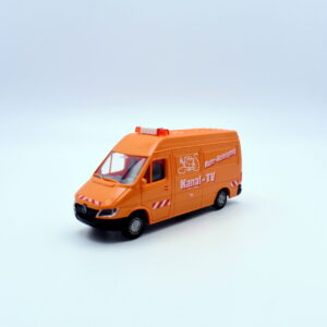modellino furgone scala 1:87 mercedes kanal tv modellismo da collezione