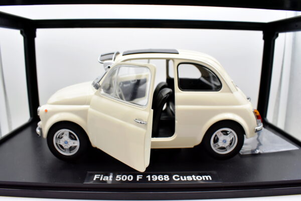 Modellino auto scala 1:12 FIAT 500 F diecast modellismo da collezione - immagine 3