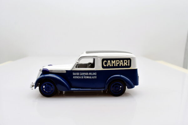 modellino auto Fiat 1100 furgone campari veicoli pubblicitari epoca 1:43 brumm - immagine 2