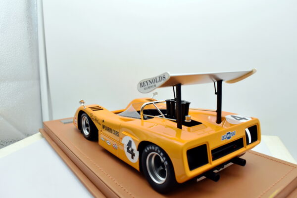 Modellino auto scala 1:18 Mc laren M8B Can Am Tecnomodel modellismo da collezione - immagine 2