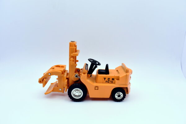 Modellino muletto scala 1:25 SHINSEI MINI POWER LIFT TRUCK ROLL CLAMP FG25N4 modellismo da collezione - immagine 2