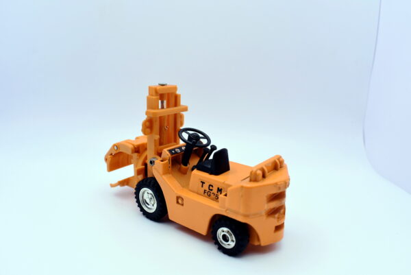 Modellino muletto scala 1:25 SHINSEI MINI POWER LIFT TRUCK ROLL CLAMP FG25N4 modellismo da collezione - immagine 4