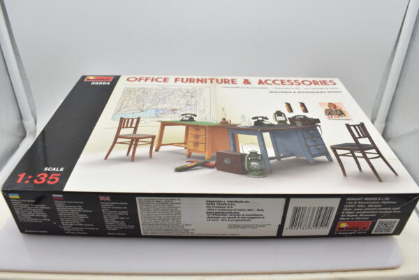 Modellino kit di montaggio diorami OFFICE FURNITURE scala 1:35 modellismo - immagine 2
