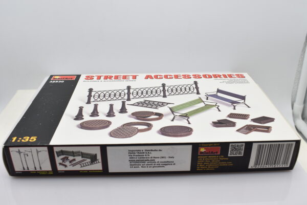 Modellino kit di montaggio diorami STREET ACCESSORIES scala 1:35 modellismo - immagine 3