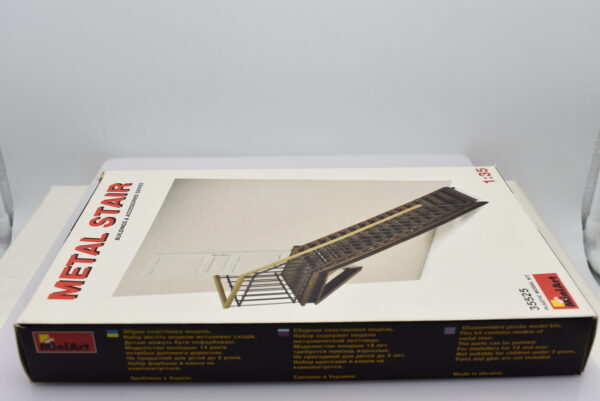 Modellino kit di montaggio diorami METAL STAIR scala 1:35 modellismo - immagine 3