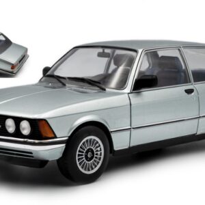 Modellino auto scala 1:18 BMW 3-SERIES 323I E21 1980 SILVER diecast modellismo statico