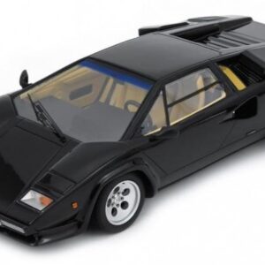 Modellino auto scala 1:18 Schuco LAMBORGHINI COUNTACH 5000 S BLACK modellismo statico