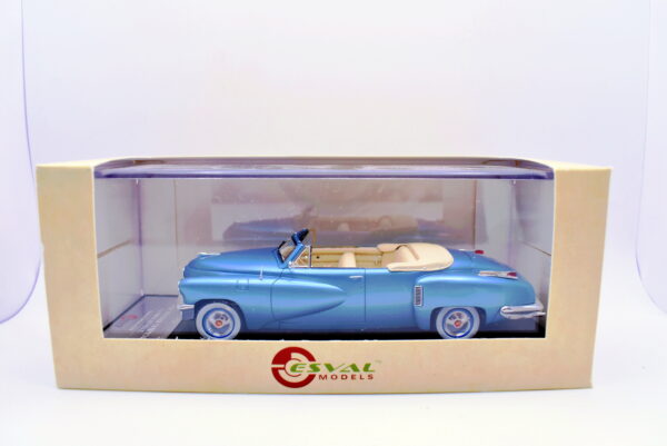 Modellino auto 1:43 TUCKER TORPEDO CONVERTIBLE collezione modellismo statico ESVAL models - immagine 3