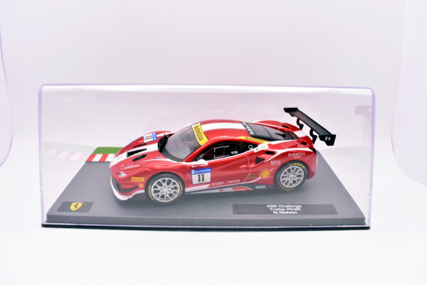 Modellino auto Ferrari 488 challenge racing collection scala 1:43 ixo diecast modellismo - immagine 2