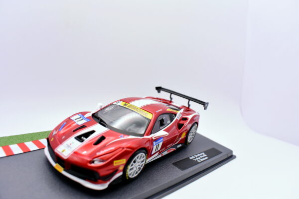 Modellino auto Ferrari 488 challenge racing collection scala 1:43 ixo diecast modellismo - immagine 4
