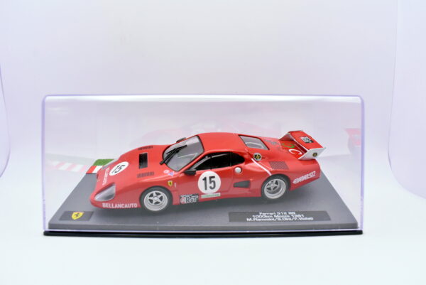 Modellino auto Ferrari 512 BB racing collection scala 1:43 ixo diecast modellismo - immagine 2