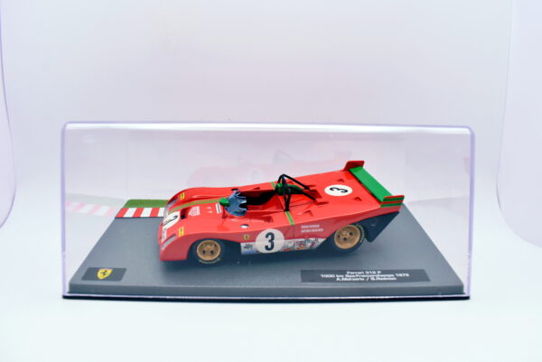 Modellino auto Ferrari 312 P racing collection scala 1:43 ixo diecast modellismo - immagine 2