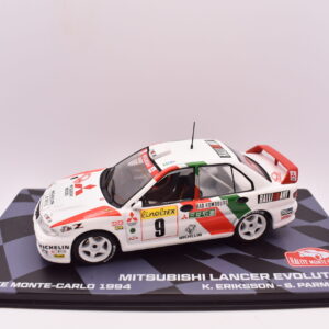 Modellino auto rally scala 1:43 Mitsubishi lancer evolution I modellismo statico