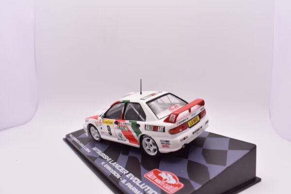 Modellino auto rally scala 1:43 Mitsubishi lancer evolution I modellismo statico - immagine 4