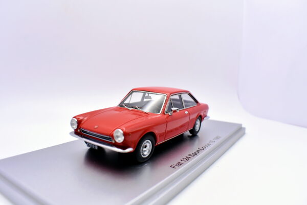 Modellino auto scala 1:43 Fiat 124 sport coupe 1S Kess modellismo statico - immagine 3