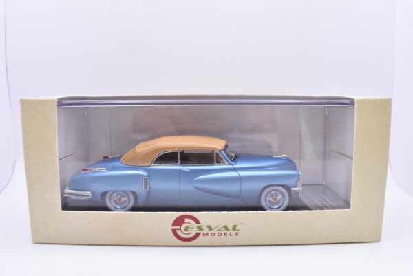 Modellino auto 1:43 tucker torpedo convertible collezione modellismo statico esval models - immagine 2