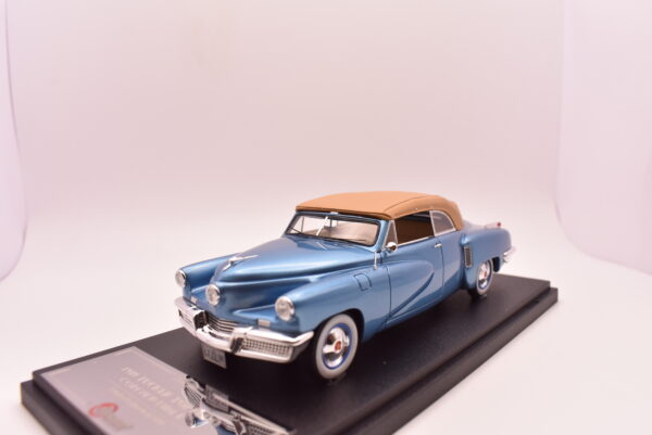 Modellino auto 1:43 tucker torpedo convertible collezione modellismo statico esval models - immagine 4