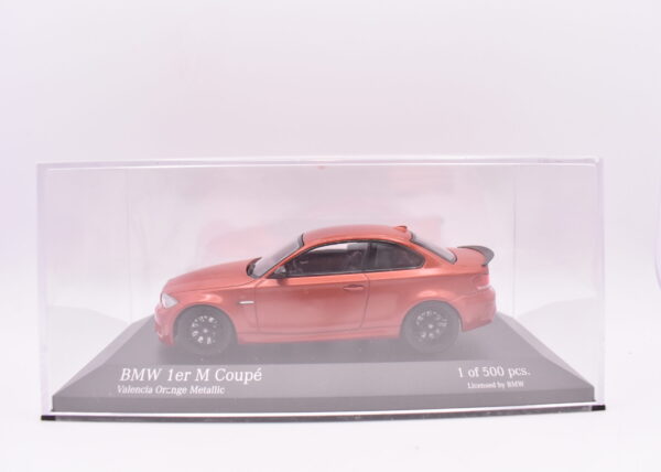 Modellino auto scala 1:43 BMW 1er M Coupe minichamps diecast modellismo da collezione - immagine 2