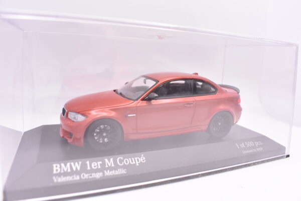 Modellino auto scala 1:43 BMW 1er M Coupe minichamps diecast modellismo da collezione - immagine 3