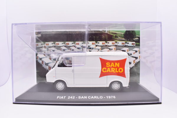 modellino auto Fiat 242 San carlo veicoli pubblicitari epoca scala 1:43 - immagine 2