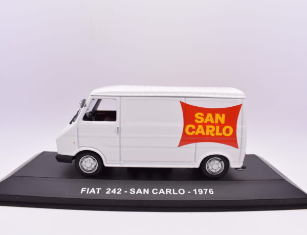 modellino auto Fiat 242 San carlo veicoli pubblicitari epoca scala 1:43 - immagine 3