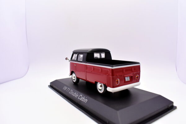 Modellino auto scala 1:43 VW T1 double cabin diecast modellismo da collezione norev - immagine 4