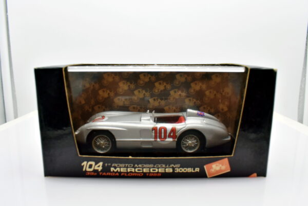 Modellino auto scala 1:43 MERCEDES 300 SLR 104 brumm diecast modellismo da collezione - immagine 2