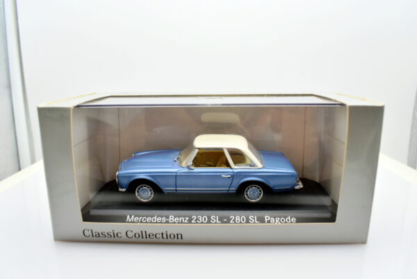 Modellino auto scala 1:43 Mercedes benz 230 SL 280 SL Pagode diecast modellismo statico minichamps - immagine 5