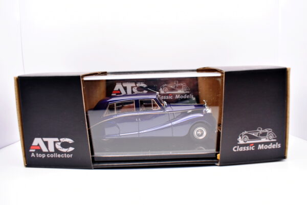 Modellino auto scala 1:43 Rolls Royce Silver wraith hooper limousine ATC modellismo statico - immagine 3