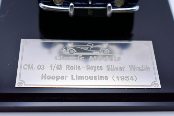 Modellino auto scala 1:43 Rolls Royce Silver wraith hooper limousine ATC modellismo statico - immagine 6