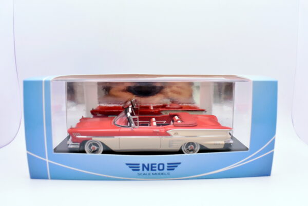 Modellino auto scala 1:43 Chevrolet bel air impala convertible Neo modellismo da collezione - immagine 2