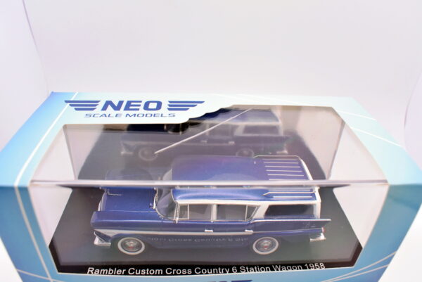 Modellino auto scala 1:43 Rambler custom cross country 6 station wagon Neo modellismo da collezione - immagine 5