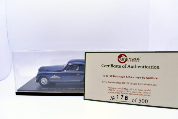Modellino auto 1:43 Delahaye 135M coupe by guillore collezione modellismo statico esval models - immagine 2