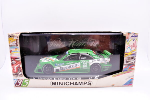 Modellino auto racing scala 1:43 Mercedes AMG C Klasse DTM 95  diecast modellismo collezione minichamps - immagine 2