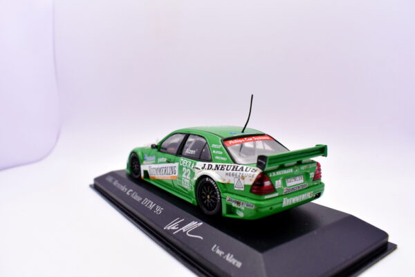 Modellino auto racing scala 1:43 Mercedes AMG C Klasse DTM 95  diecast modellismo collezione minichamps - immagine 4