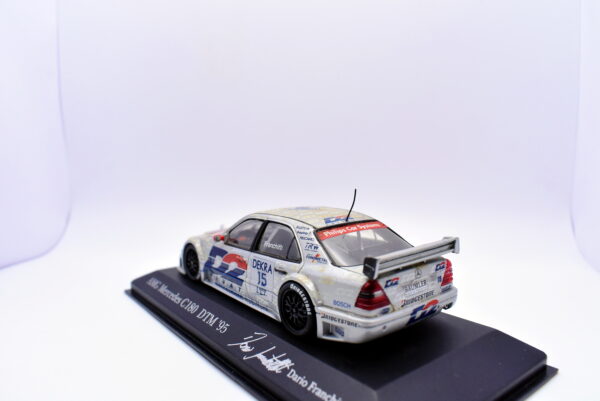 Modellino auto racing scala 1:43 AMG mercedes C180 DTM 95 minichamps modellismo statico - immagine 5