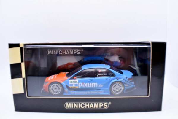 Modellino auto racing scala 1:43 Mercedes benz C class DTM minichamps modellismo statico - immagine 2