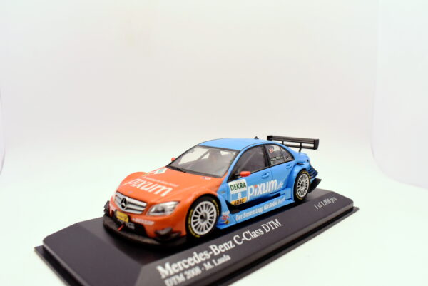 Modellino auto racing scala 1:43 Mercedes benz C class DTM minichamps modellismo statico - immagine 3