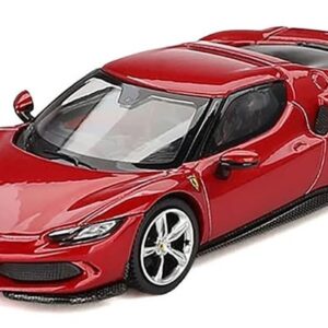 Modellino auto scala 1:64 FERRARI 296 GTB F1-75 2024 modellismo statico collezione