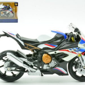 Modellino moto scala 1:12 Kinsmart  BMW S1000RR WHITE 1:12 motorcycle modellismo