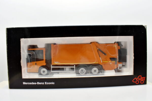 Modellino camion scala 1:43 Mercedes benz econic NZG modellismo statico - immagine 2